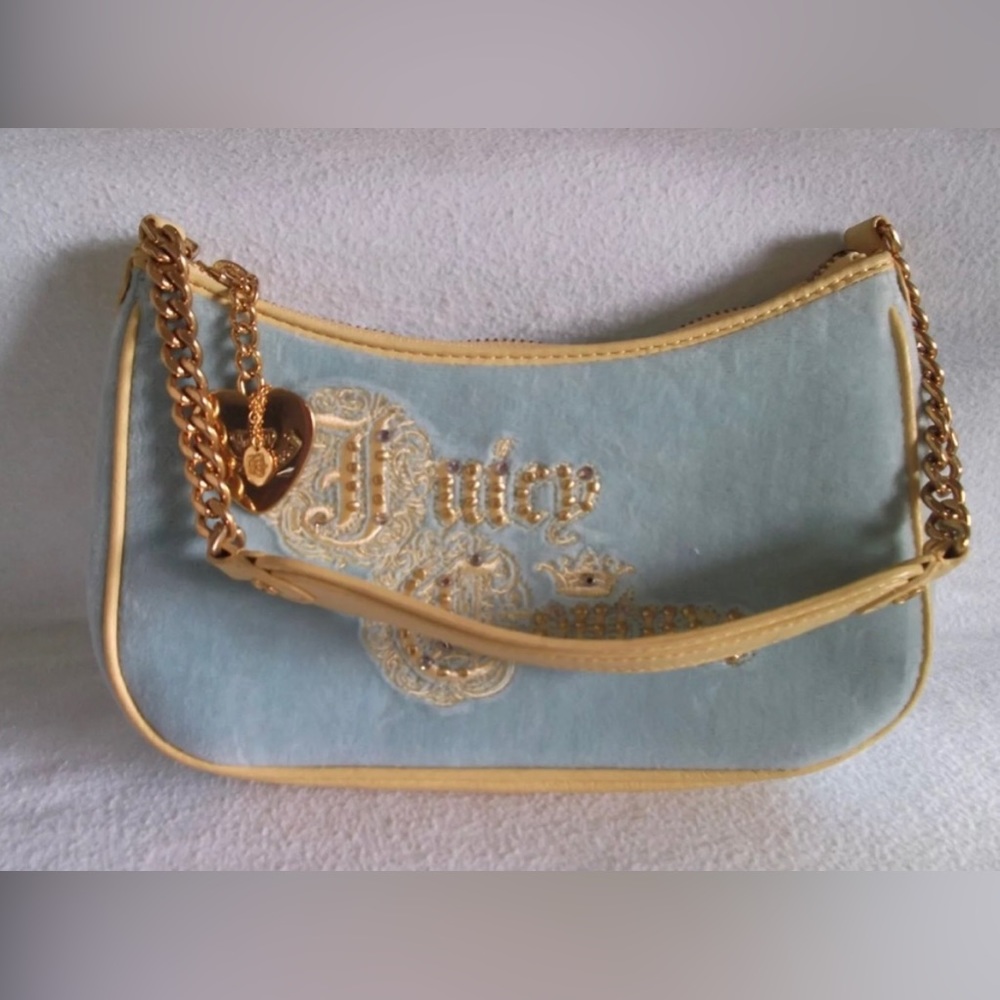 RARE BLUE AND YELLOW JUICY COUTURE PURSE!! **VINTAGE**